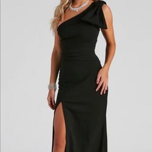 Star Formal One Shoulder Mermaid Dress